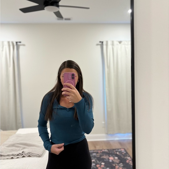 We The Free Tops - NWT We The Free Neria Long Sleeve Stretch Cotton Ribbed Top